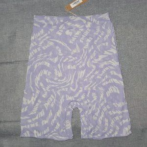 SKIMS Purple and White Intimate Shorts